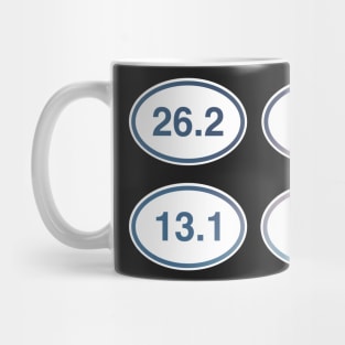 5k, 10k, Half Marathon, Marathon Oval Package Mug